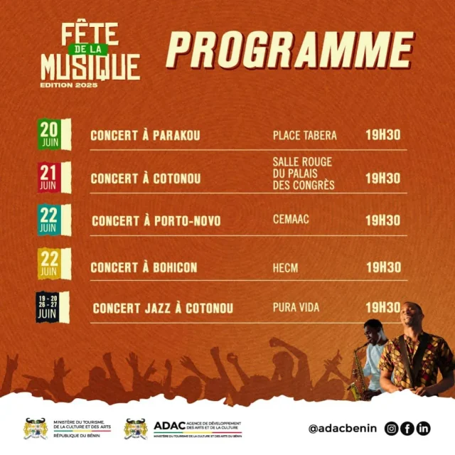 Fête de la Musique 2025 au Bénin