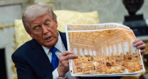 Trump defends East Wing demolition, raises ballroom price to $300 million